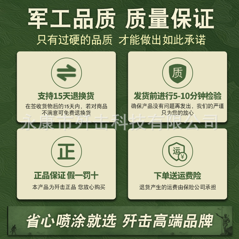跨境无气喷涂机喷枪乳胶漆喷漆枪油漆喷头枪嘴高压喷涂机配件大全