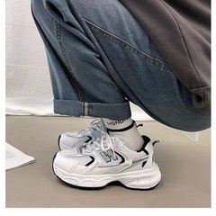 2023 Spring New Fashion Casual Sports Shoes for Children Unisex Universal Thick Sole Breathable Lightweight Running Dad Shoes