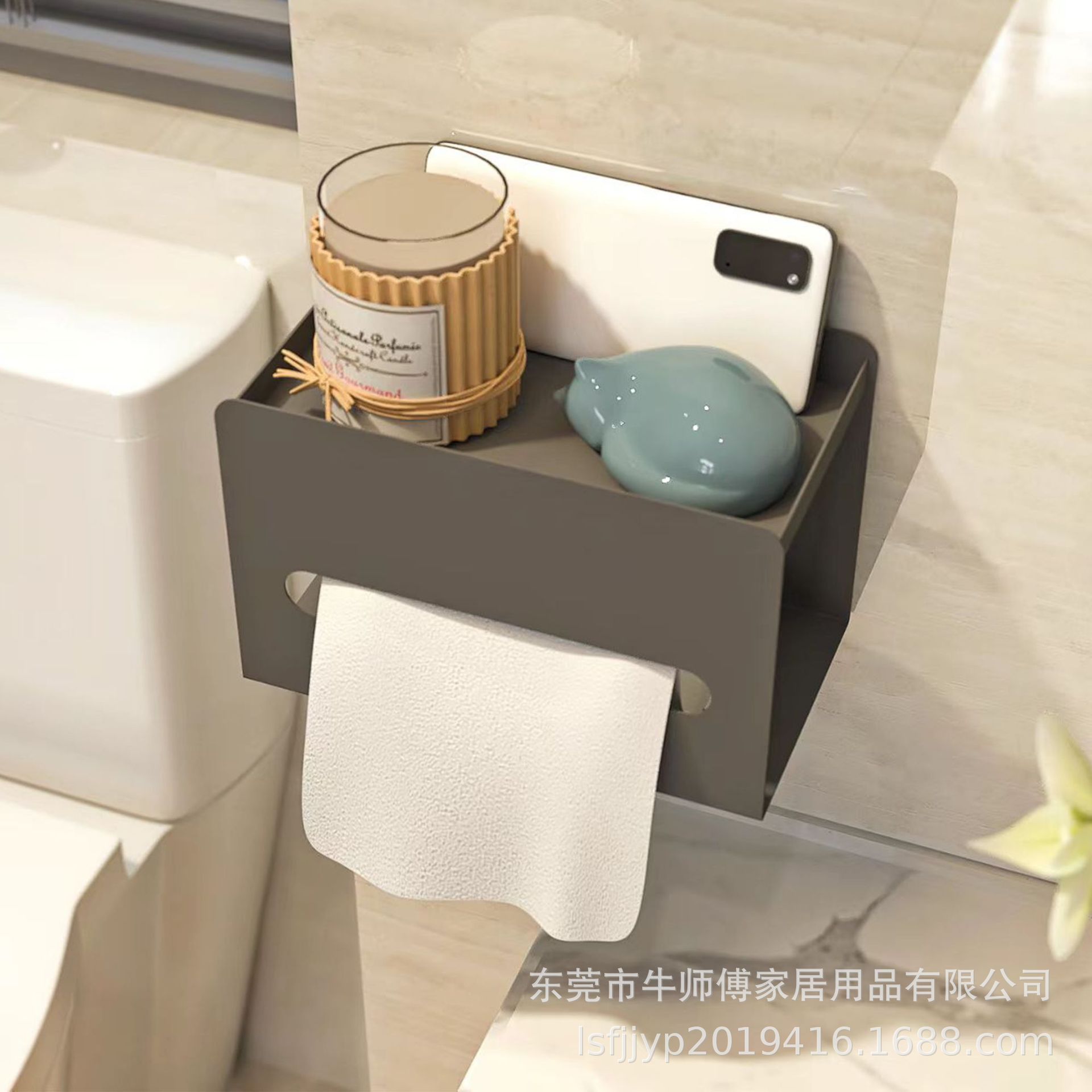 Creativa caja de pañuelos sin perforar multifuncional cocina sala de estar servilleta almacenamiento baño cara toalla caja de pañuelos