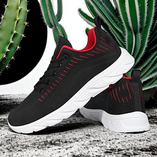 Nuevos zapatos deportivos de malla voladora 2025 para hombres, zapatos casuales ligeros de suela suave para primavera y verano, zapatos para correr transpirables para estudiantes