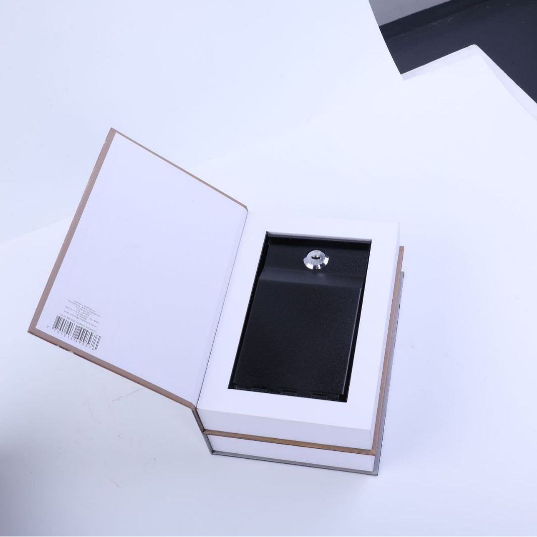 家用新款双层仿真书本保险箱 安全隐蔽金属锁储蓄罐存钱罐保险柜