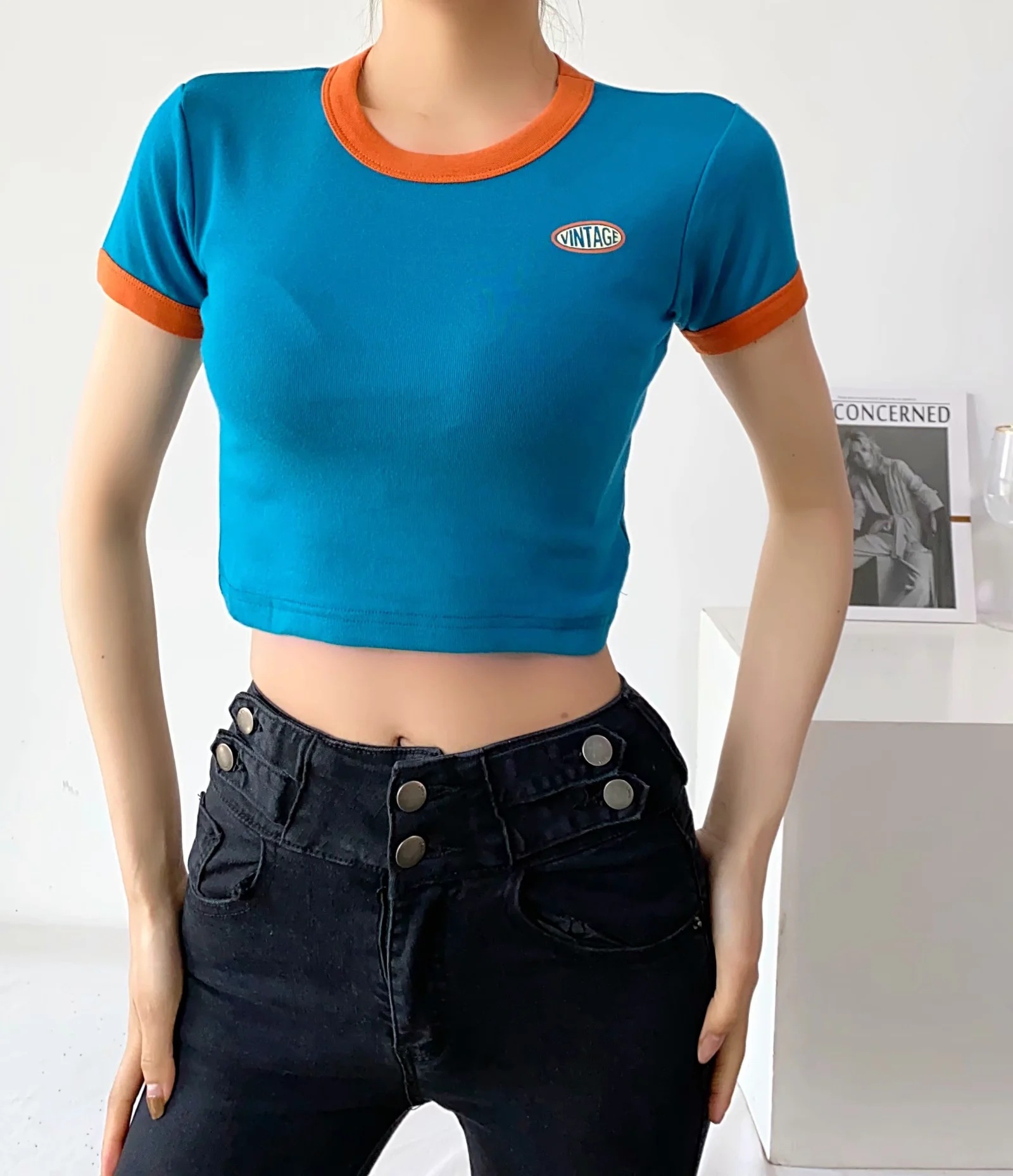 fashion short-sleeved T-shirt NSAC44941