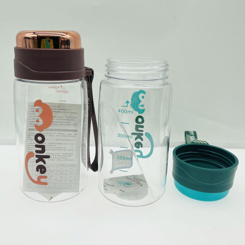 Dumedo portátil estudiante plástico deportes taza al por mayor gran capacidad de los niños taza de plástico simple escuela