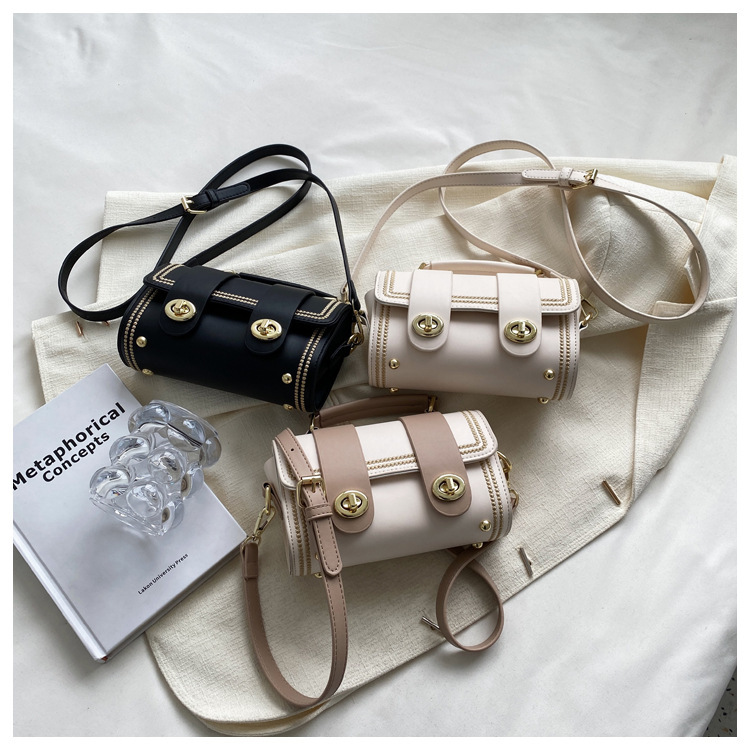Women's Crossbody Bag Textured Contrasting Colour Shoulder Bag_voghion.com
