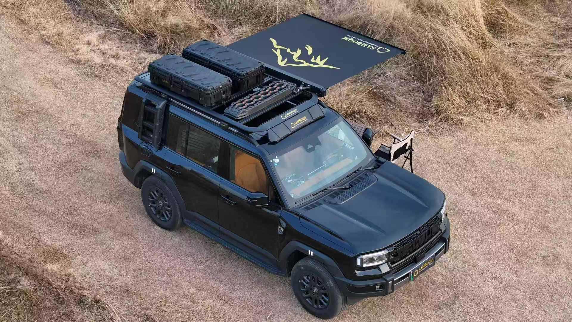 Zongheng G700 Roof Rack Ladder Backpack Step Outdoor Travel Off-Road Modification Expansion Parts Roof Platform