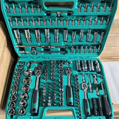 Mühərrik tənzimləmə alətləri – Kit Complete Wrench Set - 172-piece-set-with-24-tooth-auto-repair-tools-replacement-guaranteed-if-damaged
