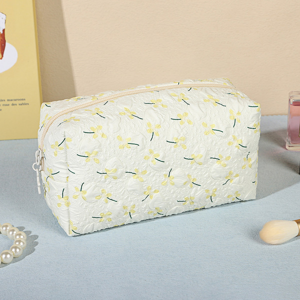 capacious cosmetic bag