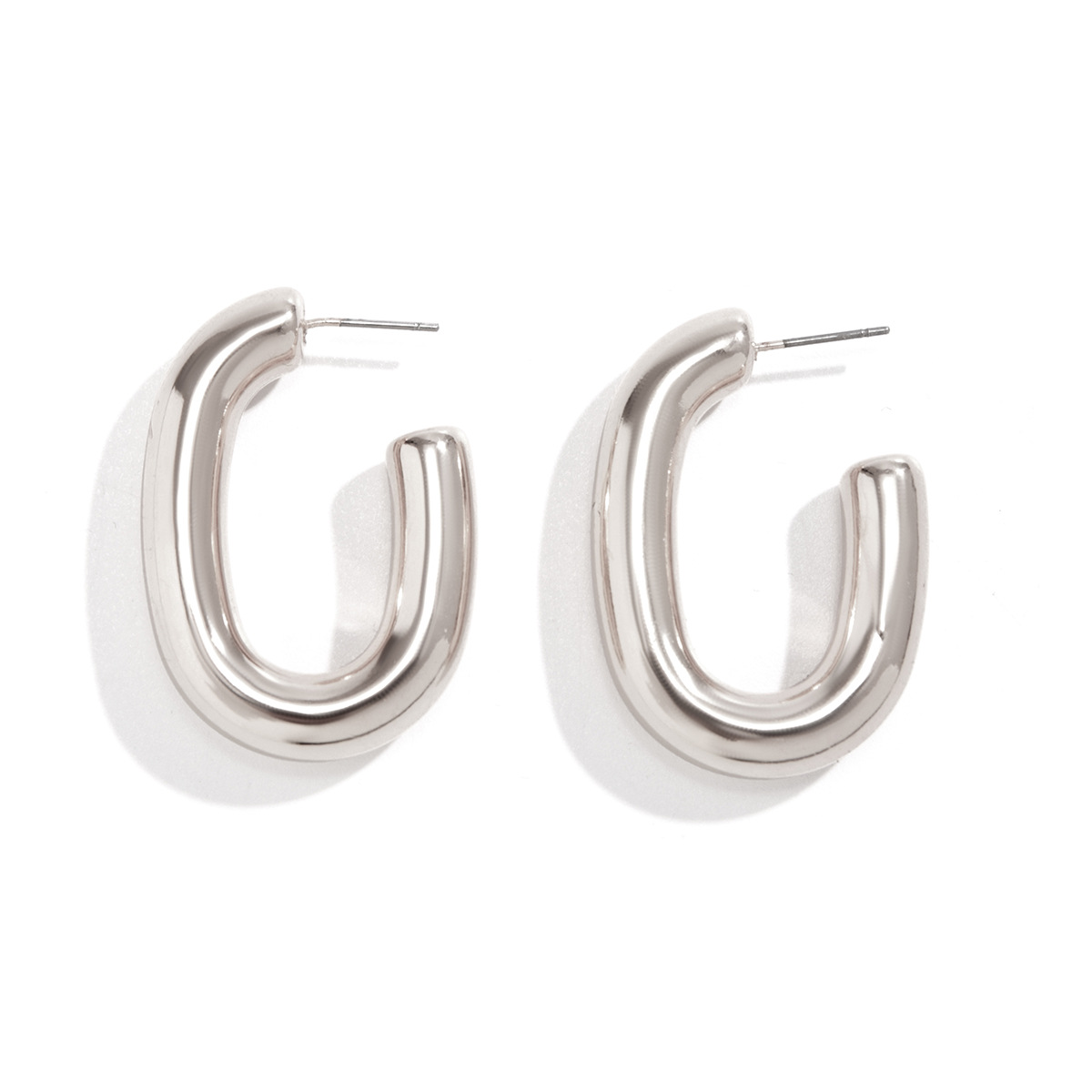 10g Weight Alloy Ear Needle Material Drop Earrings Classification 1 Pair Quantity Casual Occasion CCB Material Geometric Pattern Women's Gender Plating Design Simple Style Style 1 Pair Simple Style Geometric Plating CCB Drop Earrings 26