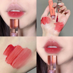 Cappuvini Water Refractive Lip Glaze, Lip Syrup, High-Definition Lipstick, Water-Glossy Mirror Surface Lip Color