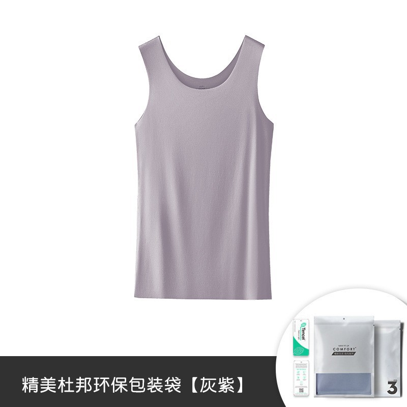 Chaleco básico modal de doble cara para mujer, camiseta fina deportiva sin costuras con cuello redondo y sin mangas, 60 unidades