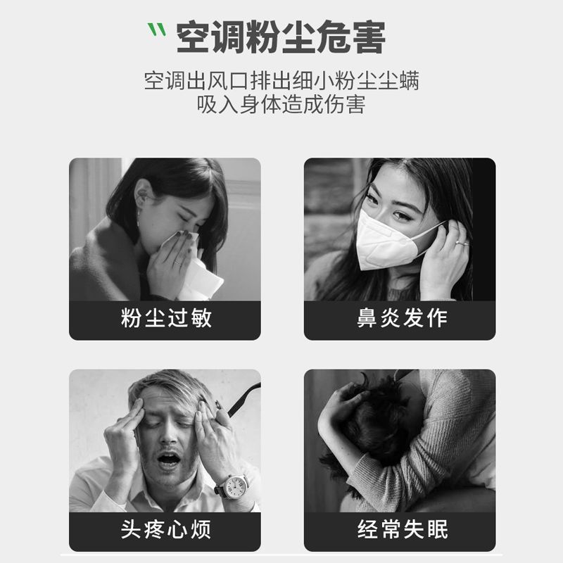 Universal Wall-Mounted Air Conditioner Dust Cover Hang Unit Air Inlet Air Filter Cotton Sterilization Air Conditioner Dust Cover General Use