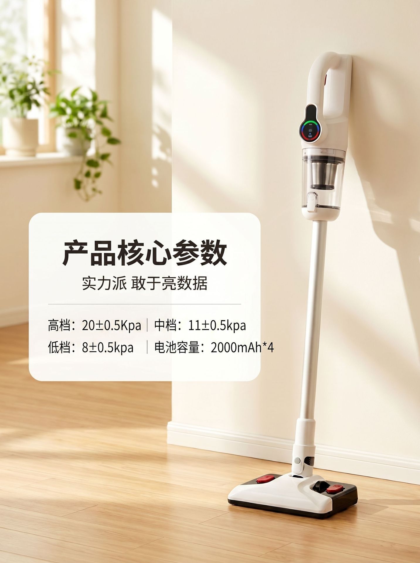 Cross-Border Car Vacuum Cleaner, Household High-Power Handheld Vacuum and Mop Combo, High-Power Cat Hair Removal Wireless Vacuum Cleaner