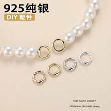S925���y�i���Ӳؾ��]��Ȧ�p�״���DIY �ֹ��������β�h�y���