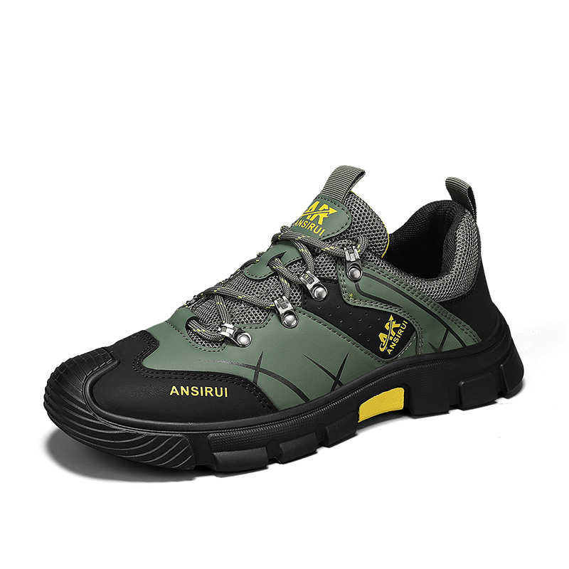 Zapatos de hombre de otoño deportes de ocio al aire libre zapatos de montaña sitio de trabajo impermeable antideslizante desgaste zapatos de protección laboral