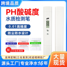 跨境定制ph值测试仪0.01笔式酸度计加印logo自动校正ph值测试笔