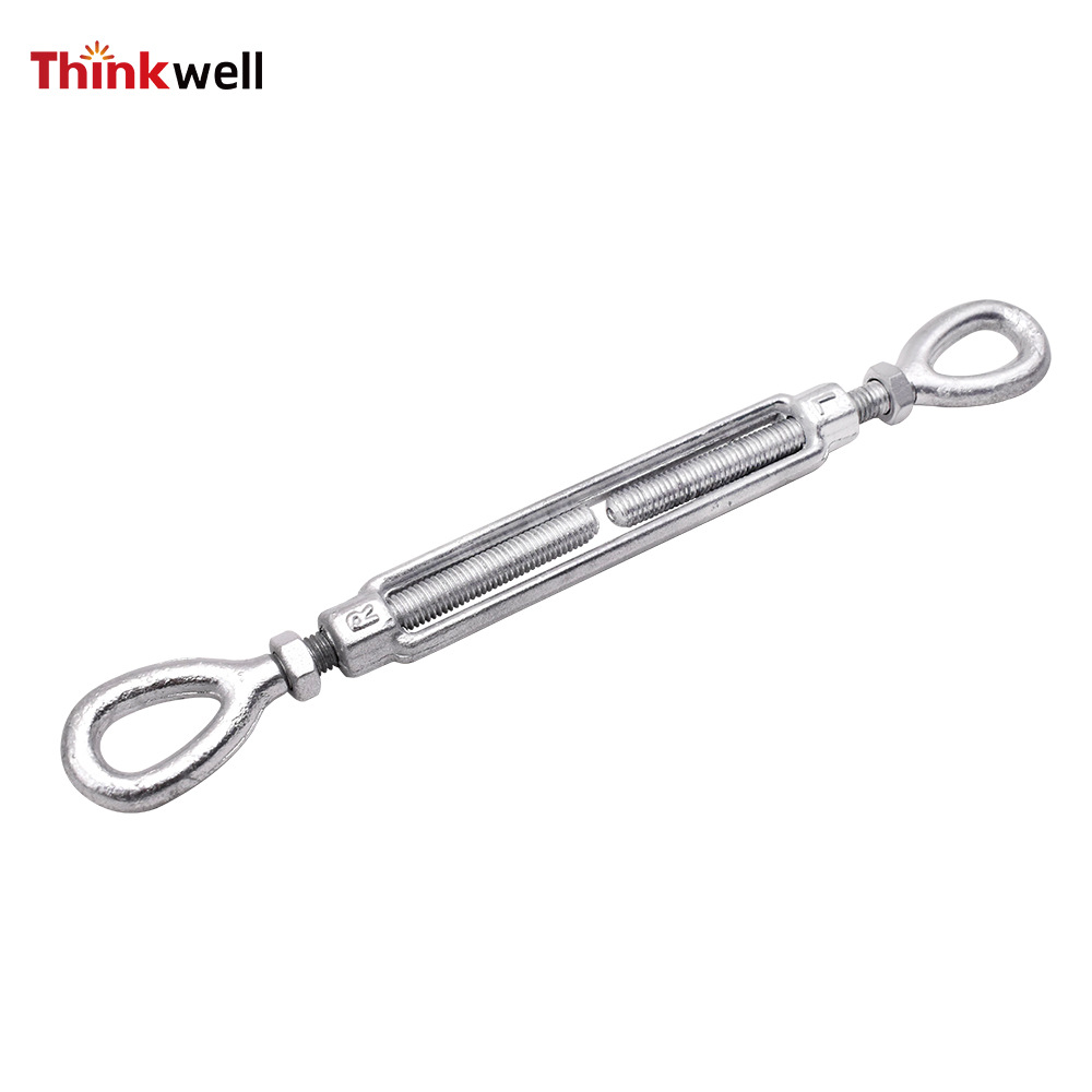 厂家批发锻造美式OO型花篮螺丝圈圈螺旋扣钢丝绳收紧器拉紧器