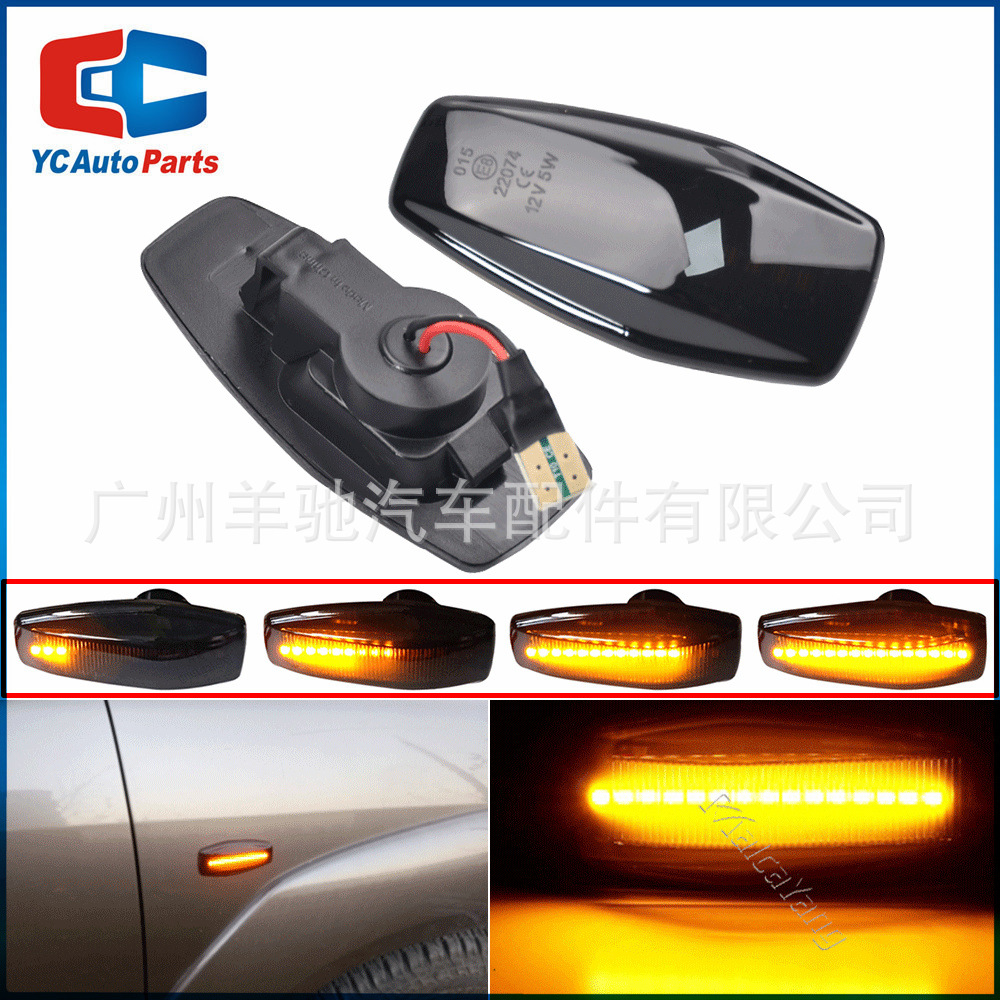 Para Hyundai Elantra Getz Hyundai Tucson Traka Trajet Meijia guardabarros luz LED luz lateral