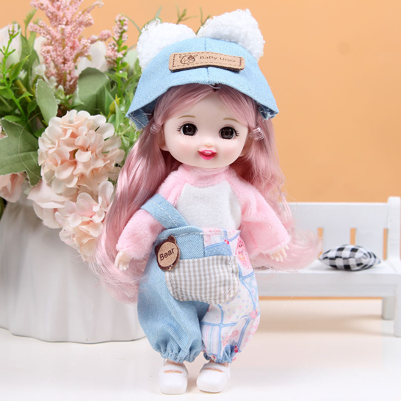 17 cm caja de regalo conjunto de marea constante muñeca Barbie muñeca muñeca cambiante articulaciones muñeca estand móvil