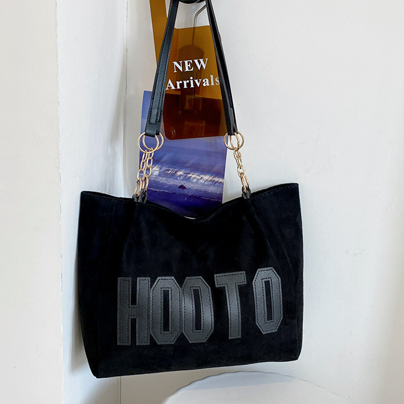 Versión coreana del bolso grande para mujer otoño 2022 nuevo sentido de la moda para mujer bolso de hombro de gran capacidad moda estilo occidental bolso de letras para mujer