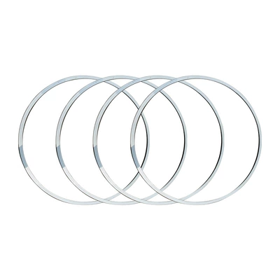 Type, No Need to Remove, Other Automotive Exterior Supplies - silver-15-inch-wheel-hub-four-rings-for-the-whole-car