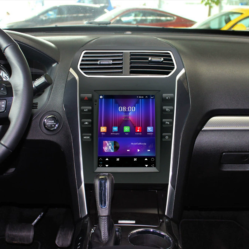 Подходит для автомобильной навигации с Android WiFi Bluetooth GPS вертикальным экраном 11-19 Ford Explorer все в одном