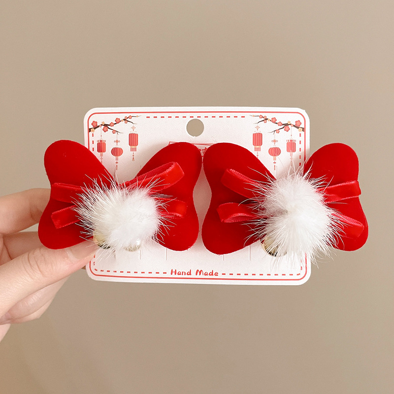 Horquillas Chinas Tradicionales para Niños, Materiales Mixtos, Decorativo, Con Borlas, para Hanfu y Año Nuevo