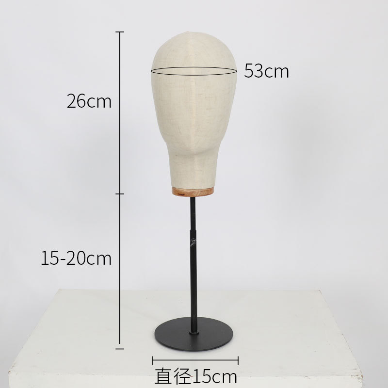 Sombreros de exhibición de soporte modelo de cabeza masculino y femenino soporte maniquí joyas de cabeza peluca modelo de cabeza props de exhibición tienda de ropa modelo de cabeza