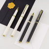 Factory selling advertising pen custom logo neutral black high -end signature pen office gift pen carbon new models