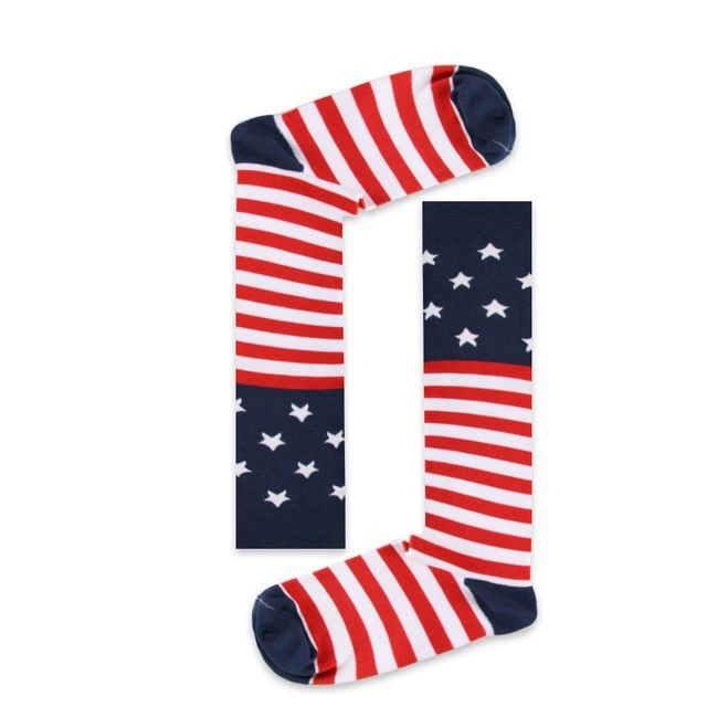 Compression Running Socks, Unisex Jacquard Knee-High Socks, Multiple Patterns, S/M & L/XL