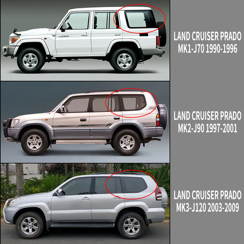 Suitable for Toyota Land Cruiser Prado Window Visor