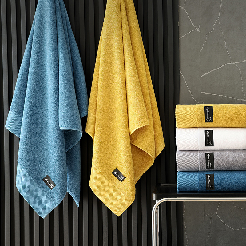 Cross-Border Wholesale Pure Cotton Bath Towels, All-Cotton Household Adult Bath Wraps, Soft and Absorbent, Souvenir Gifts, Supermarket Promotions