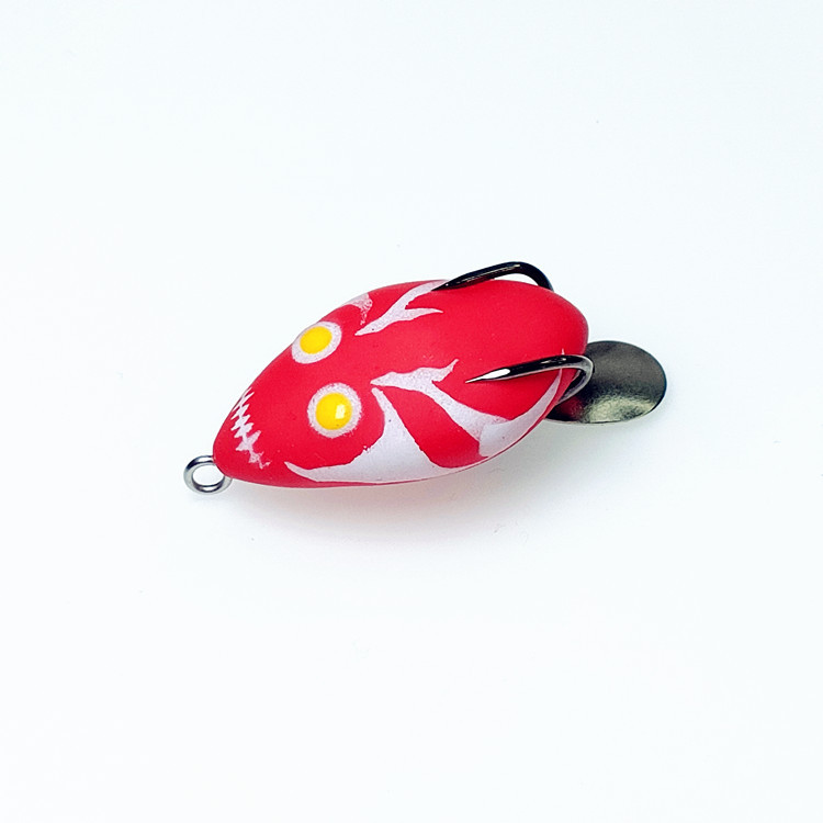 Tailandia estilo pequeño trueno Rana nuevo doble gancho Rana hueco suave trueno Rana negro pescado Luya cebo transfronterizo caja caliente
