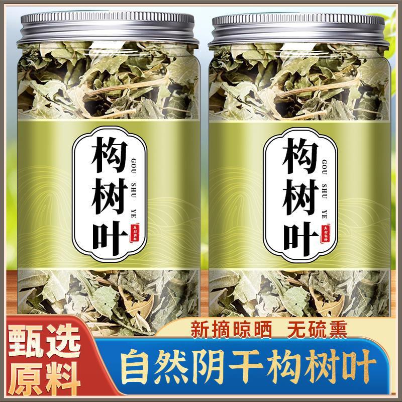 构树叶茶中新鲜构树叶楮构桃叶褚树叶谷树叶泡洗澡罐装干货