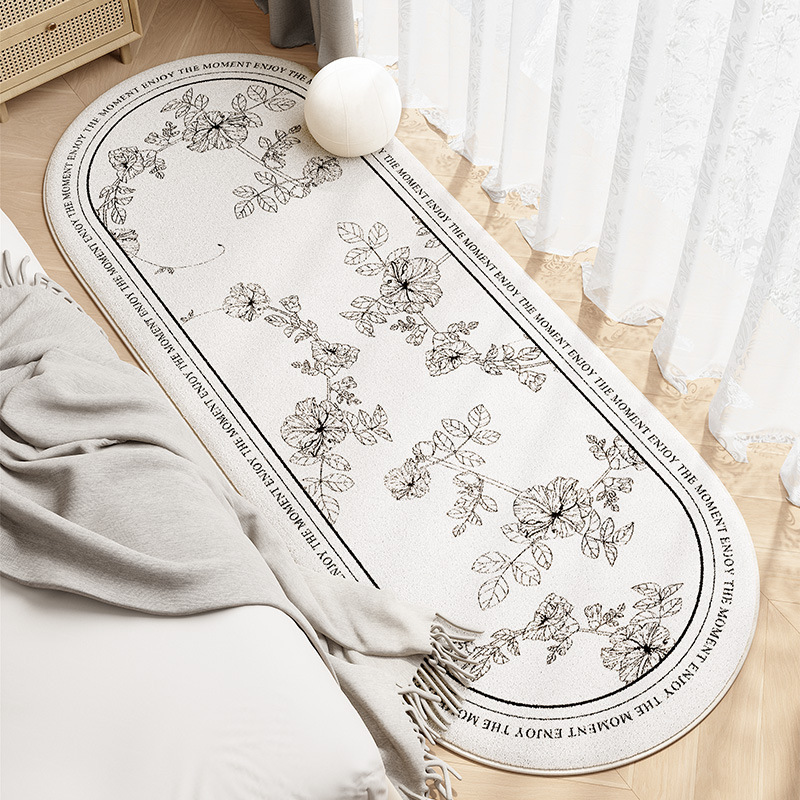 Luz de lujo de alto nivel alfombra de cama dormitorio sala de estar alfombra de cachemir fácil de cuidar alfombra antideslizante anti-desgaste doméstica image 4