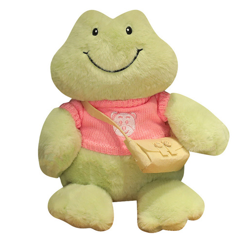 ins smiling frog doll plush toy cute frog doll children sleeping toy little frog birthday gift