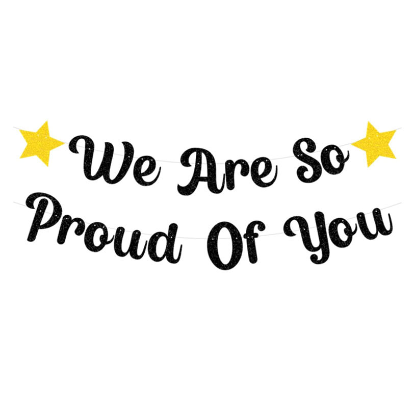 We Are so Proud of You We Are so Proud of You Banner Retirement Graduation Party Decoration Banner
