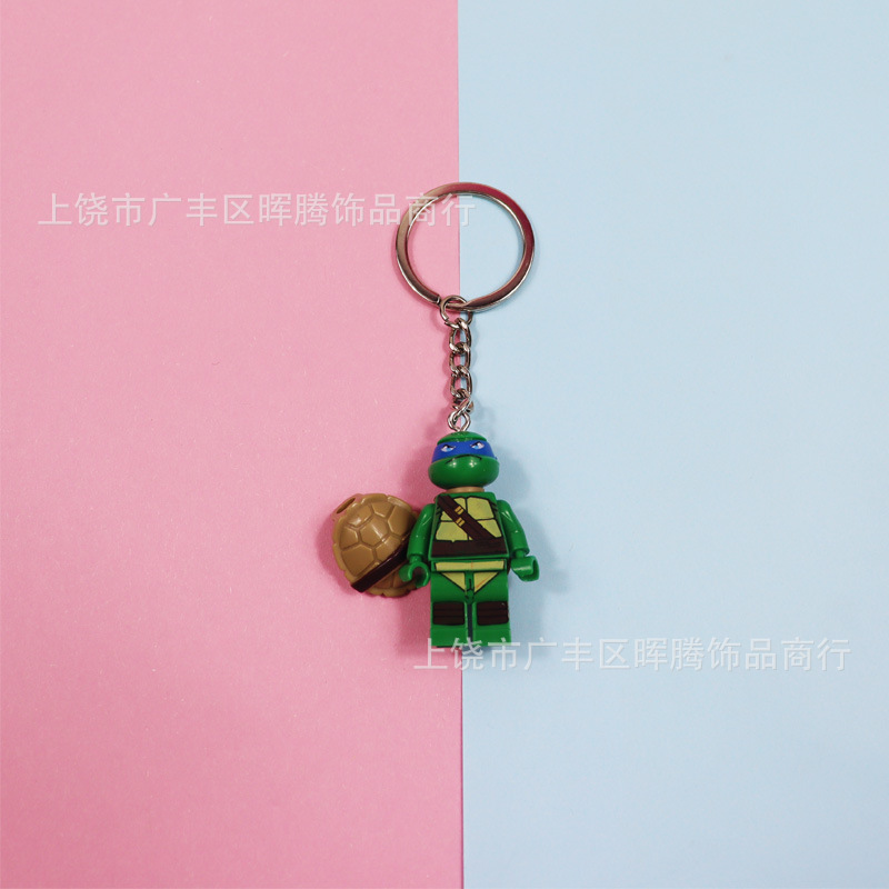 Toy Story Batman Llavero de bloques de construcción Buzz Lightyear Marvel Spider-Man Batman Pato Donald Mickey