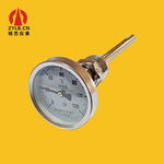 供双金属温度计轴向温度表膨胀式测温表圆形WSS-301 120&deg;C M27*2