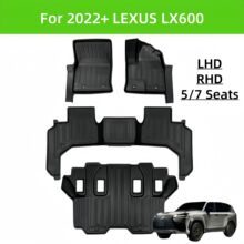 For 2022+ LEIXUS LX600 LHD RHD TPE Car Floor Mat/Trunk Mat