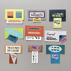 New Style Irregular Color Fashion Accessory Decorative Fabric Badges DIY Handmade Hat Gift Basket Labels Patches