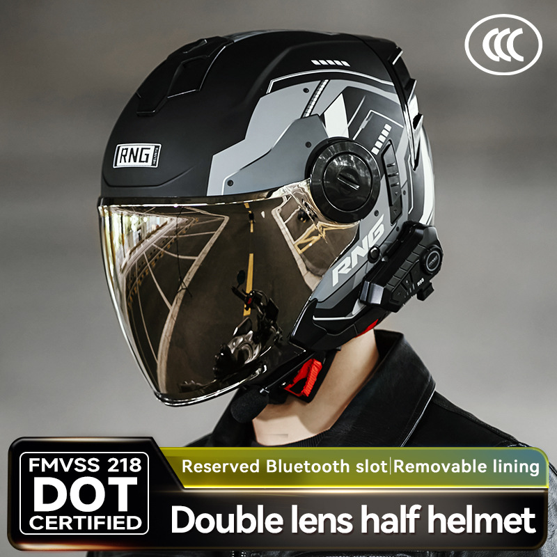 Cascos de motocicleta certificados 3C / DOT 3 / 4 Cascos de motocicleta eléctricos Cascos de motocicleta / casco