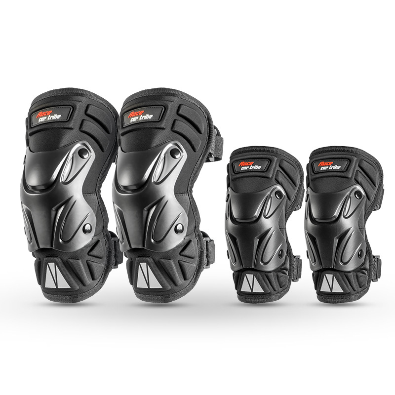 Motocicleta bicicleta montando equipo de protección rodillera codo almohadilla de cuatro piezas fuera de la carretera resistente a la caída suministros de equitación