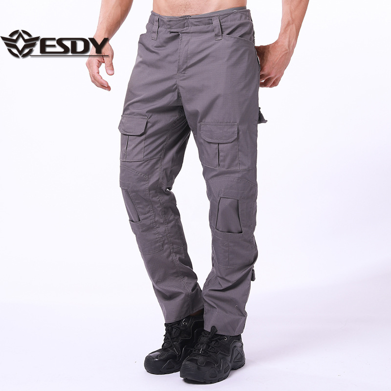 ESDY Outdoor Thickened Camo Assault Pants, Frog Suit Set Pants, Camo Trousers, Frog Pants