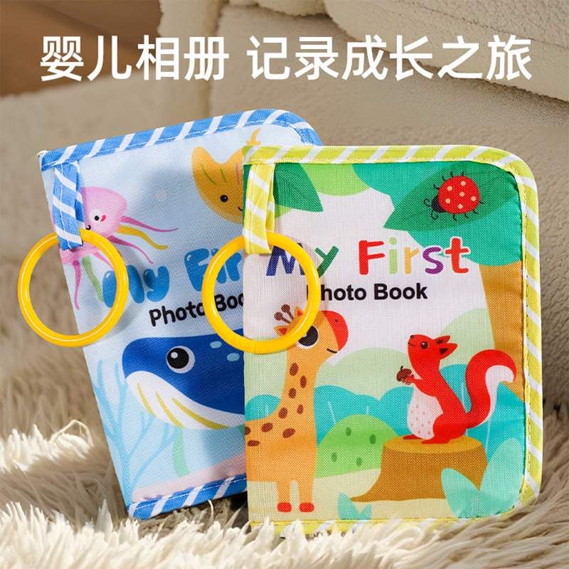 爆品亚马逊婴儿玩具安静布书新生儿相册照片益智早教互动批发代发|undefined