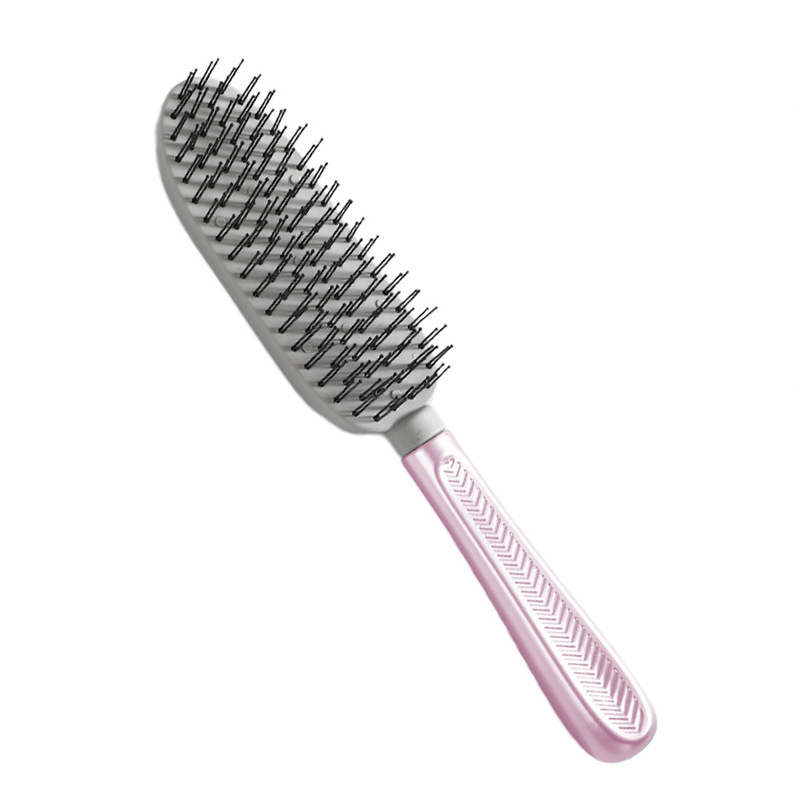 ハイ＆ローニードルヘアスムージングコーム、ウェット＆ドライ両用コーム、健康頭皮マッサージコーム、女性専用ヘアスムージングふわふわコーム|undefined