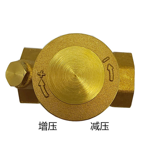 Household adjustable pressure stabilizer valve water heater purifier double inner thread 4/16 inch brass thick pressure reducing valve