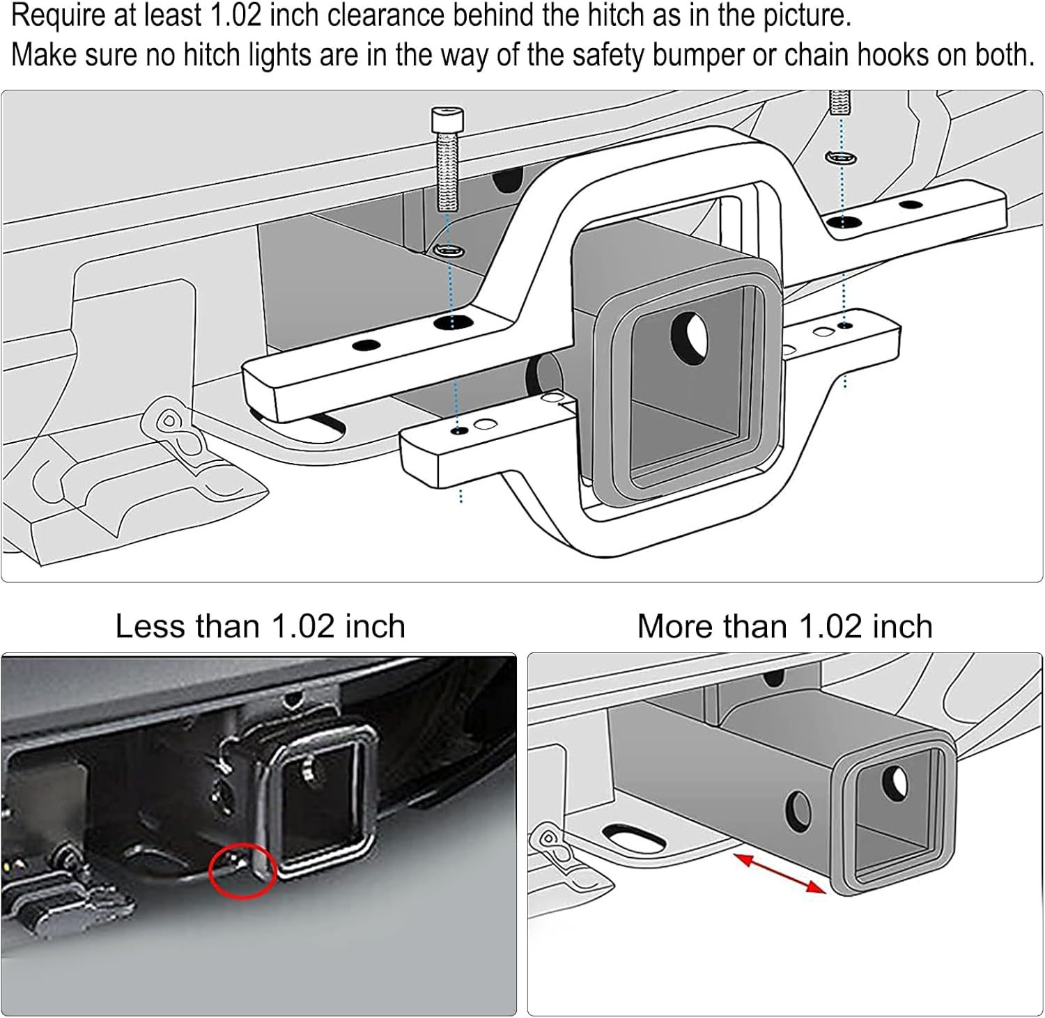 Cross-Border In-Stock 4-Inch 60W Trailer Hitch Mounting Bracket and Wiring Harness External Auxiliary Inspection Light for Car Roof Repair