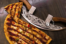 维京披萨切割刀Viking Hatchet 手工披萨切割斧不锈钢实用的刀斧