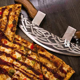 维京披萨切割刀Viking Hatchet 手工披萨切割斧不锈钢实用的刀斧