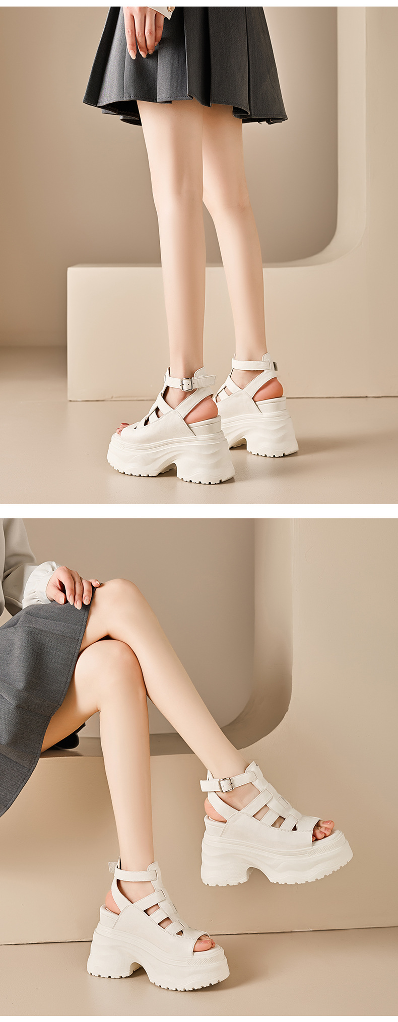 Sandal cao gót nữ hở mũi đế xuồng gót 12 cm — màu đen, màu mơ chi tiết 6